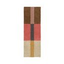 Ručně tkaný vlněný běhoun 80x230 cm Chroma Spiced Coral – Lorena Canals