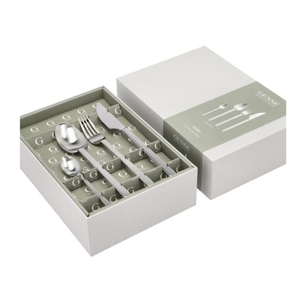 Nerezový příbor ve stříbrné barvě 16 ks Norm – Gense-image-3