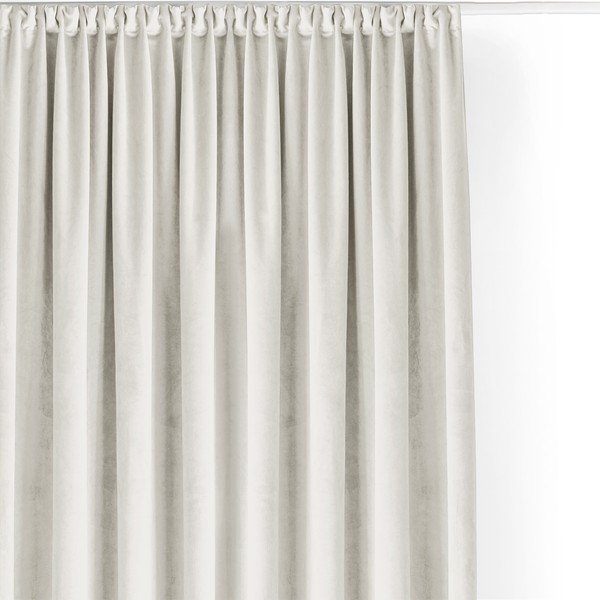 Krémový sametový dimout závěs 200x225 cm Velto – Filumi-image-4