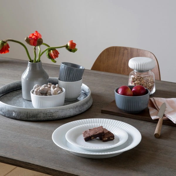 Bílý porcelánový talíř Kähler Design Hammershoi, ⌀ 27 cm-image-1