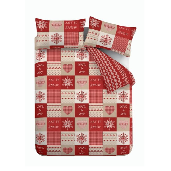 Vánoční povlečení Catherine Lansfield Let It Snow, 135 x 200 cm-image-4