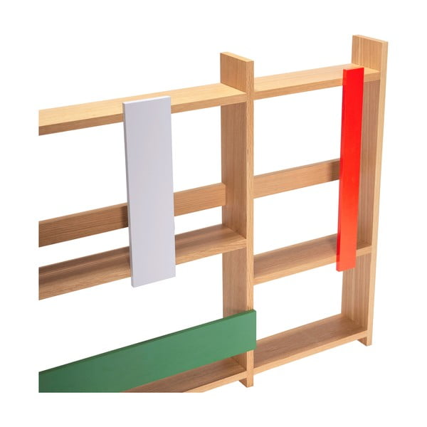 Patrová police v dekoru dubu v přírodní barvě 110 cm Arki – Hübsch-image-3