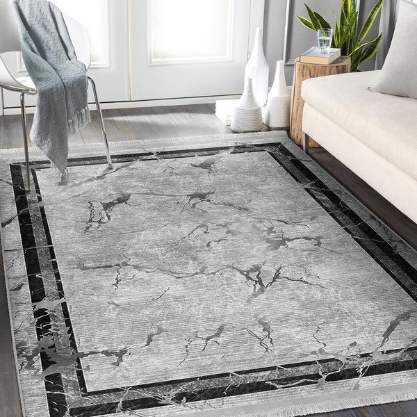 Šedý koberec běhoun 80x200 cm – Mila Home-image-1