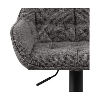 Tmavě šedé otočné barové židle v sadě 2 ks 109 cm Brooke – Actona
