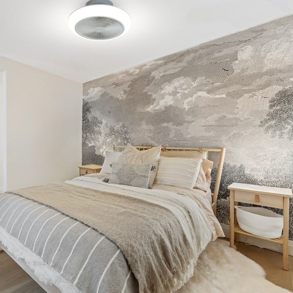 Bílé LED stropní svítidlo Enkel – SULION-image-1