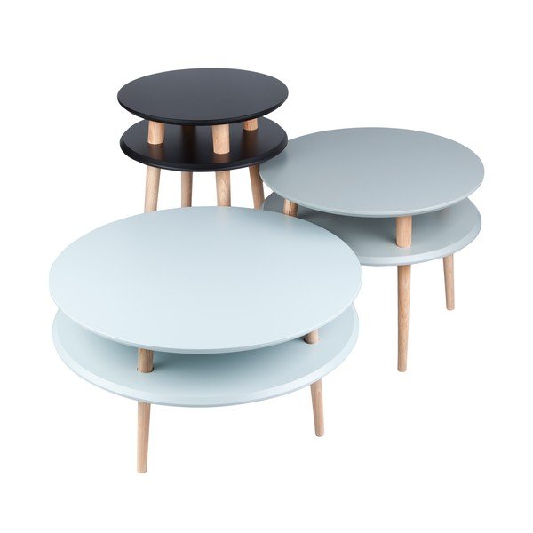 Tmavě šedý konferenční stolek Ragaba UFO, ⌀ 57 cm-image-2