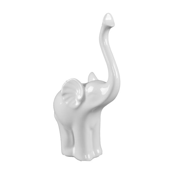 Bílá keramická dekorativní soška slona Mauro Ferretti Elefante B