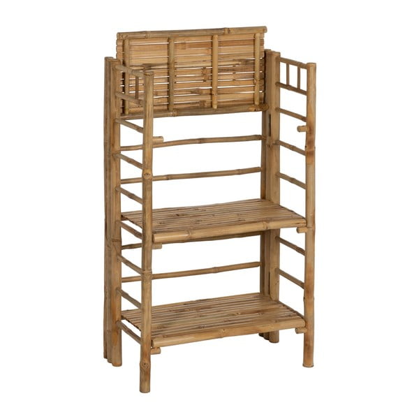 Bambusový regál v přírodní barvě 61x104x34 cm Manali – Ixia-image-2