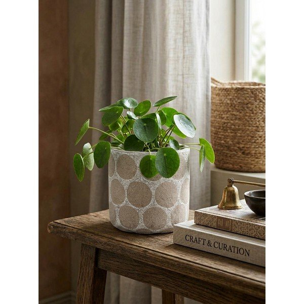 Ručně vyrobený obal na květináč z terakoty ø 12 cm Felan – Bloomingville-image-1