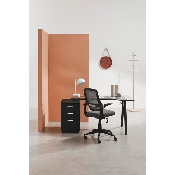 Černá čalouněná kancelářská židle Gilmore – Yes Everyday-image-1