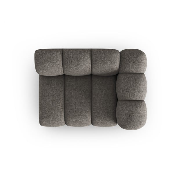 Tmavě šedý modul pohovky (pravý roh) Lupine – Micadoni Home-image-2