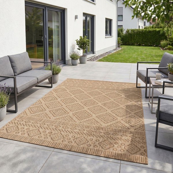 Béžový vnitřní a venkovní koberec 200x290 cm Mira 1452 – Ayyildiz Carpets-image-1