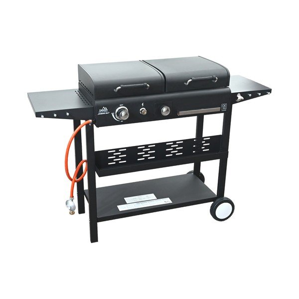 Plynový/na dřevěné uhlí gril Domino 2in1 – Cattara