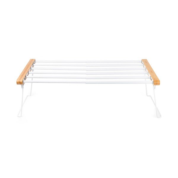 Bílá nastavitelná polička do skříně na oblečení Compactor Extandable Shelf Rack-image-2