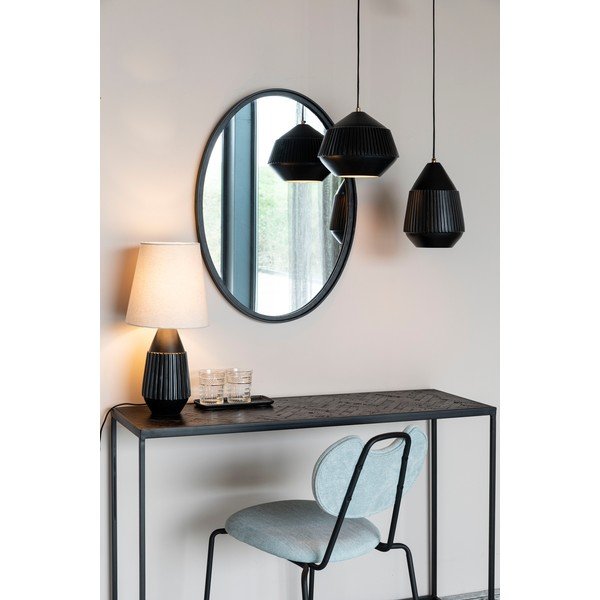 Černo-béžová stolní lampa Aysa - White Label-image-2