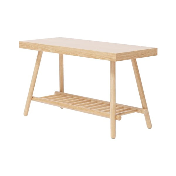 Botník v dubovém dekoru Wireworks Bench 75