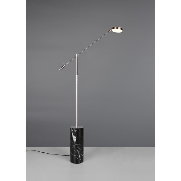 Černá/ve stříbrné barvě LED stojací lampa (výška 145 cm) Fiore – Trio Select-image-1