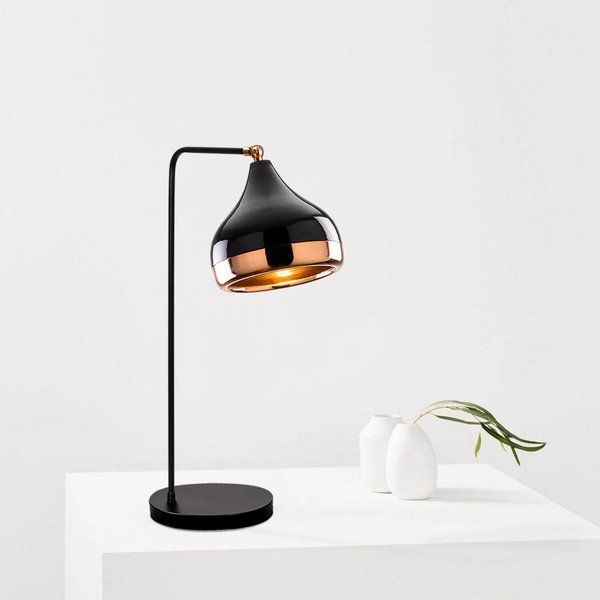 Stolní lampa v černo-měděné barvě Opviq lights Yildo-image-4