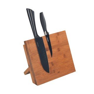 Tescoma NOBLESSE Messerblock Für 4 Messer – Aus Robustem Buchenholz