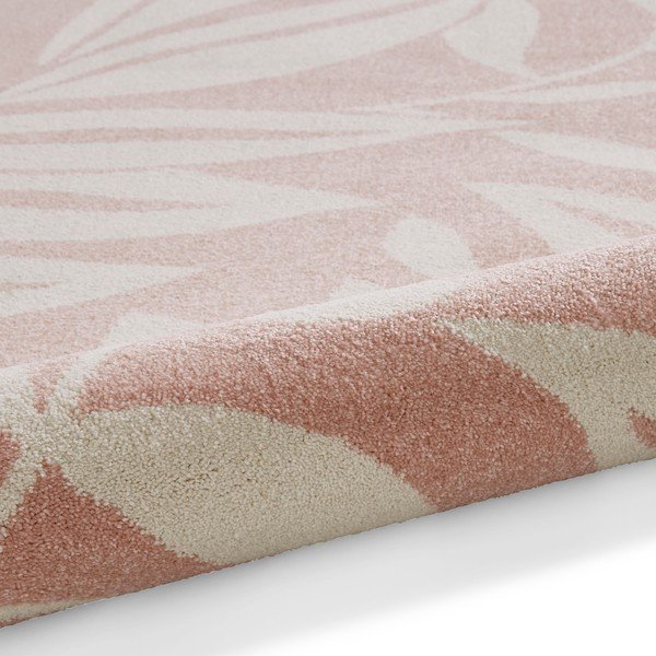 Světle růžový koberec 160x230 cm Sorral Leaves  – Catherine Lansfield-image-3