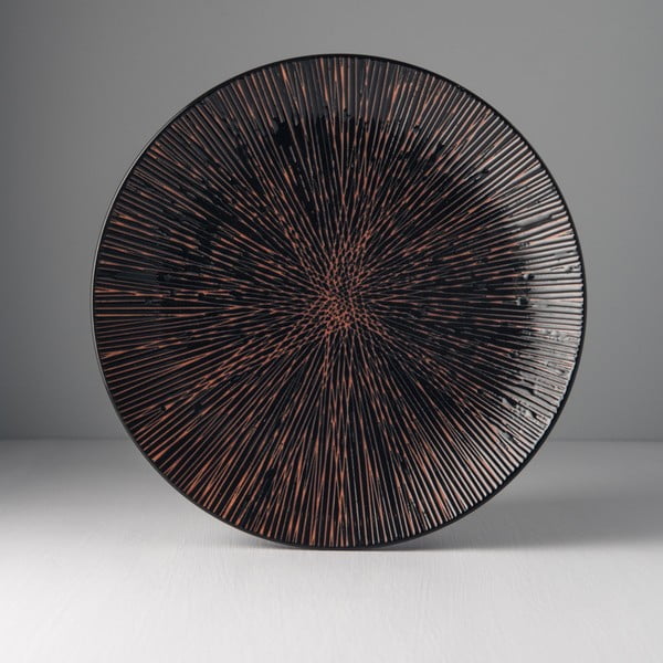 Keramický talíř Made In Japan Bronze Converging, ⌀ 29 cm
