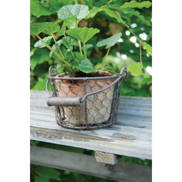 Ručně vyrobený květináč z terakoty ø 12 cm – Esschert Design-image-1