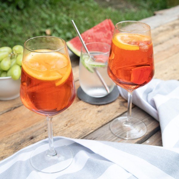 Skleničky na víno v sadě 6 ks 450 ml Sandra – Orion-image-2