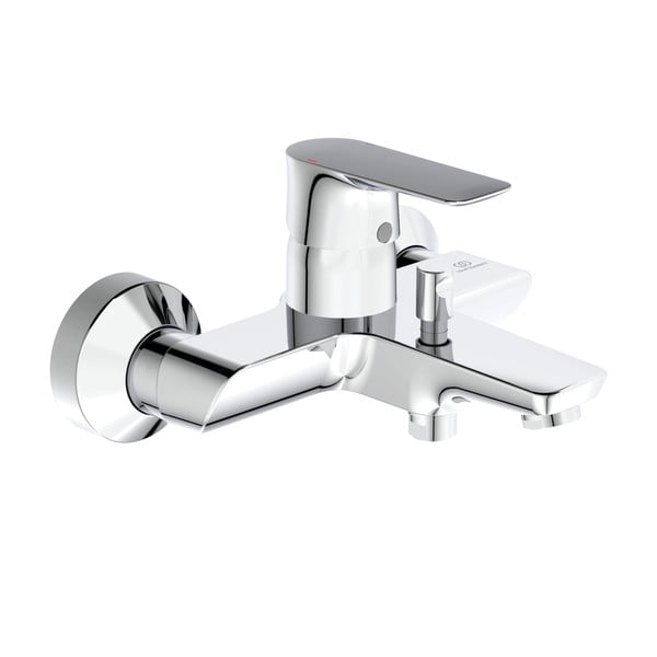 Vanová nástěnná baterie v leskle stříbrné barvě Connect Air – Ideal Standard