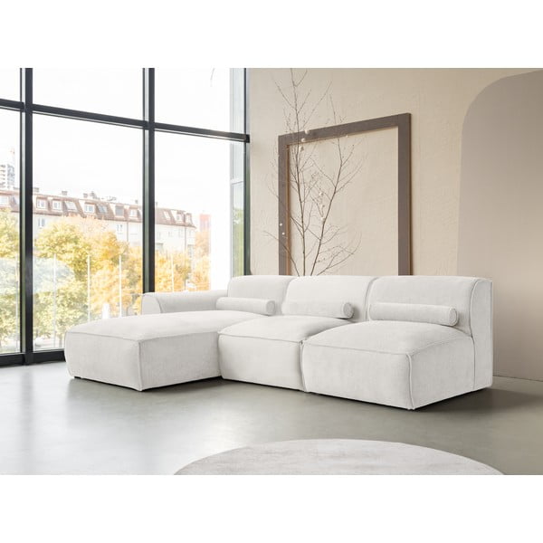 Bílá rohová pohovka (levý roh) Flex Felix – Miuform-image-3