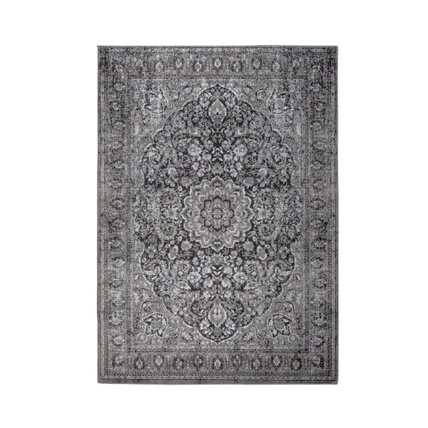 Černošedý koberec White Label Chi, 160 x 231 cm
