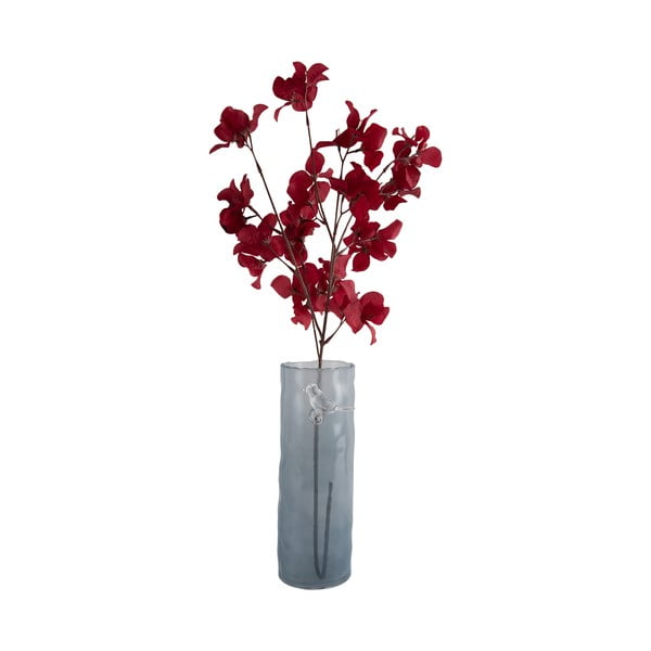 Modrá skleněná váza (výška 27 cm) Bird On Branch – PT LIVING-image-3