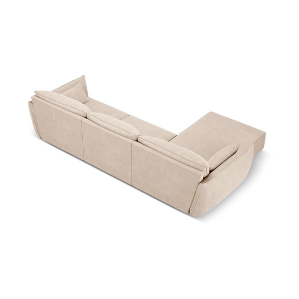 Béžová rohová pohovka (levý roh) Vanda – Mazzini Sofas-image-3
