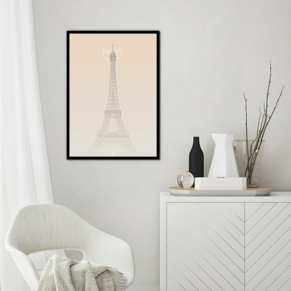 Obraz 50x70 cm Paris Eiffel Tower – Malerifabrikken-image-1