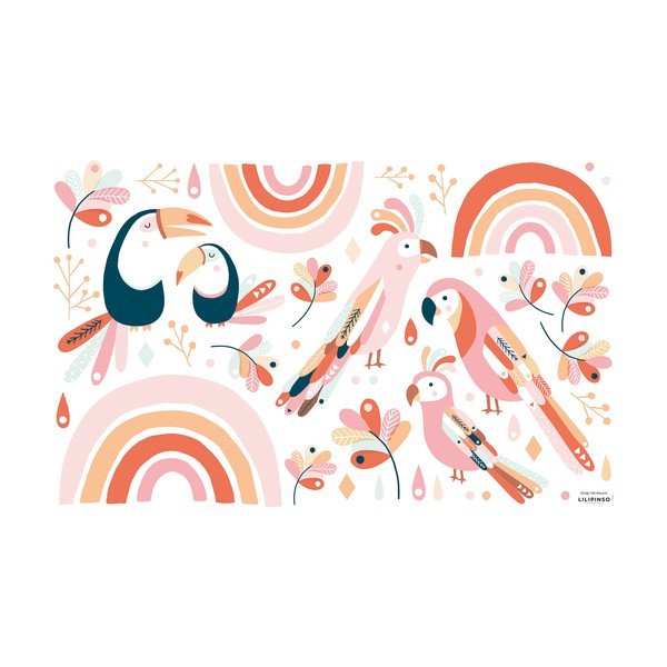 Arch samolepek 64x40 cm Paradisio Birds – Lilipinso
