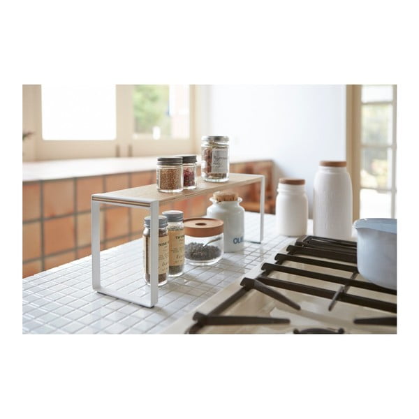 Polička z bukového dřeva YAMAZAKI Tosca-image-2