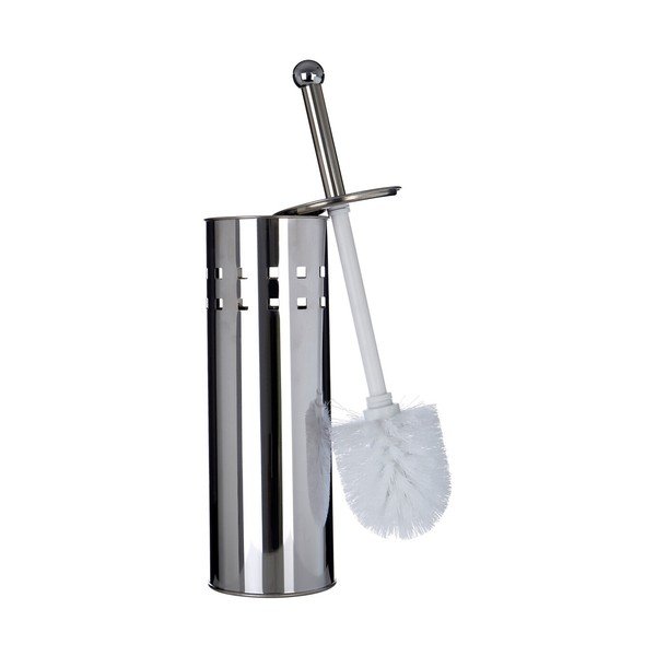 WC štětka z nerezové oceli v matně stříbrné barvě Indy – Premier Housewares-image-3