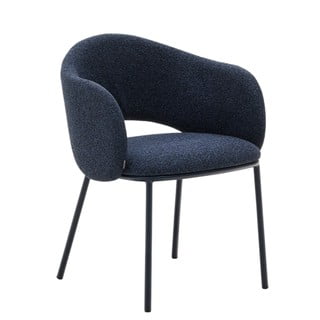 Tmavě modrá jídelní židle Maina – Kave Home