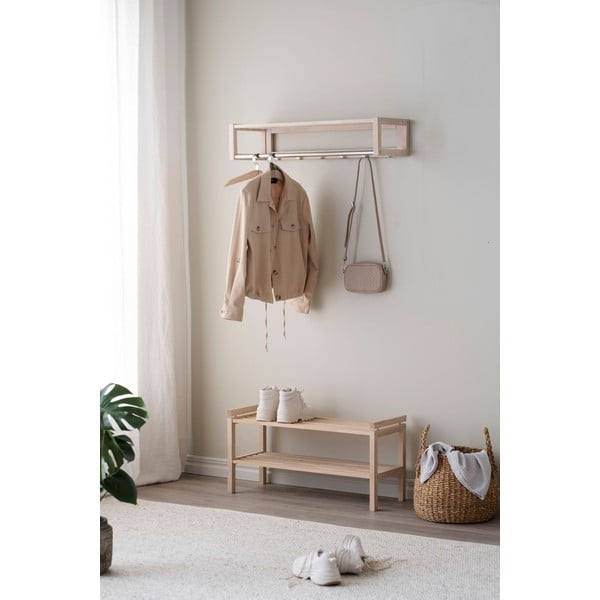 Botník z dubového dřeva v přírodní barvě Confetti – Rowico-image-3