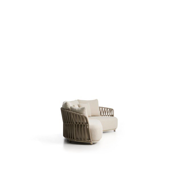Béžová/taupe čalouněná zahradní pohovka Osani – Kave Home-image-3
