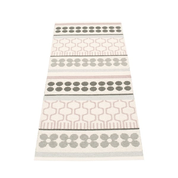 Světle růžovo-šedý vnitřní a venkovní běhoun 70x180 cm Asta Pale Rose – Pappelina-image-1