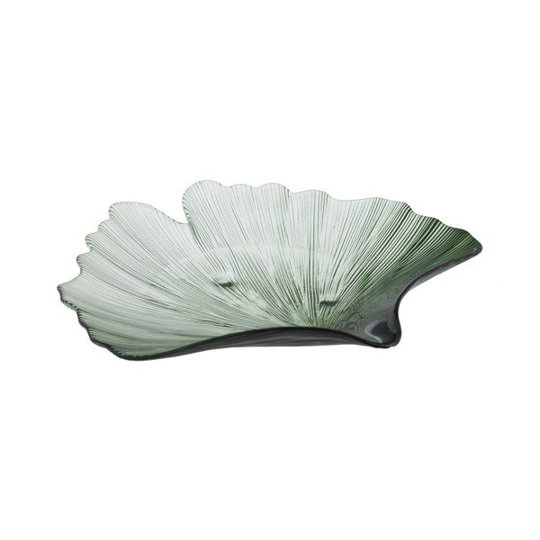 Skleněný dekorační tác 31x33 cm Gingko – Ixia-image-2