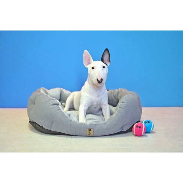 Šedý fleecový pelíšek 65x50 cm Alík - Petsy-image-1