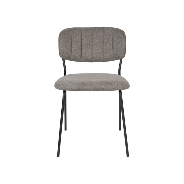 Šedé jídelní židle v sadě 2 ks Jolien – White Label-image-2