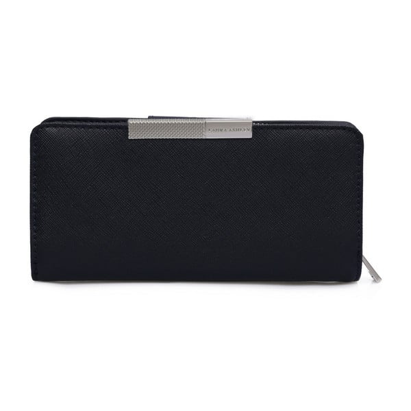 Tmavě modrá kožená peněženka Laura Ashley Olney