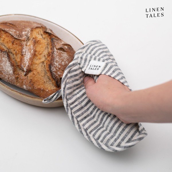 Lněná chňapka Thin Black Stripes – Linen Tales-image-2