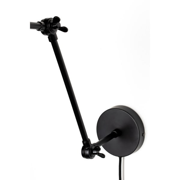 Černé nástěnné svítidlo Xavi – White Label-image-4