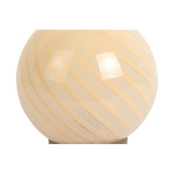 Světle žlutá stolní lampa se skleněným stínidlem (výška 17 cm) Summer Globe – Leitmotiv-image-1