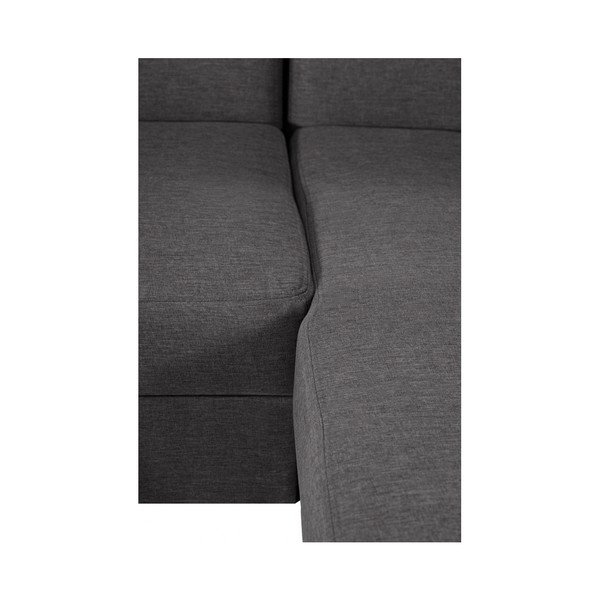 Tmavě šedá sedačka INTERIEUR DE FAMILLE PARIS Bijou, pravý roh-image-2