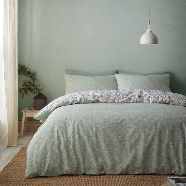 Povlečení na jednolůžko 135x200 cm Safiya Mandala – Pineapple Elephant-image-1