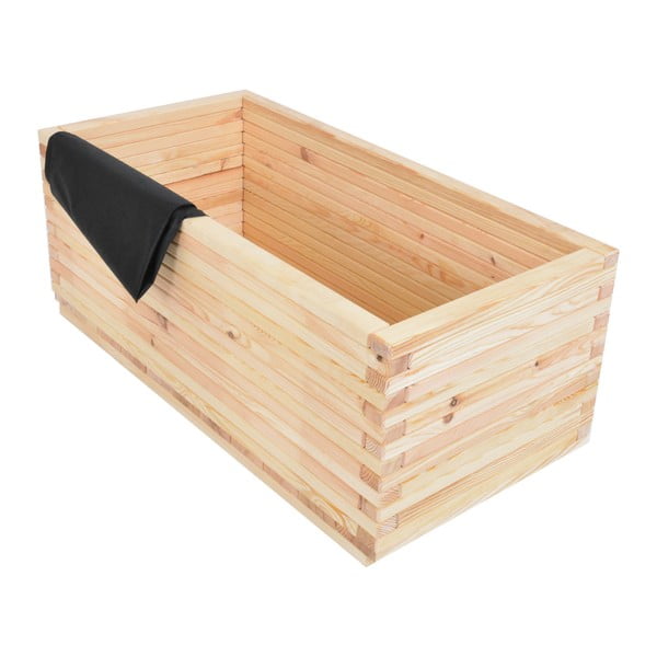 Dřevěný truhlík 100 cm Maxi – Rojaplast-image-3